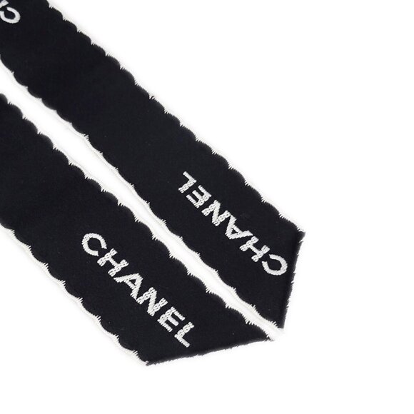 Chanel Bow Brooch Pin Black 150163 - Picture 3 of 5